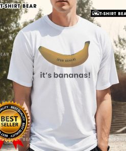 Official SpaceX Starship Flight 6 'It's Bananas' Elon Musk T-Shirt featuring vibrant graphics and space-themed design.
