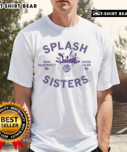 Official Splash Sisters T-Shirt featuring Maya McDermott and Kayba Laube, perfect for fans and collectors of the series.