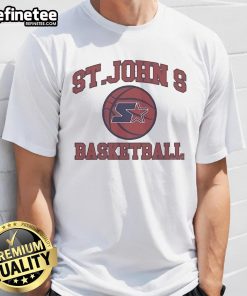 Official St John Basketball X Starter T-Shirt featuring bold graphics and a stylish design for fans and athletes.