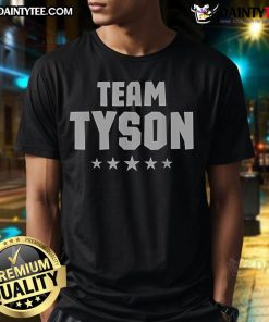 Official Team Tyson Family Personalized Name Tyson T-Shirt featuring custom design and vibrant colors for family pride.