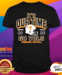 Official Tennessee Volunteers Vs Georgia Bulldogs It's Our Time Football Matchup T-Shirt