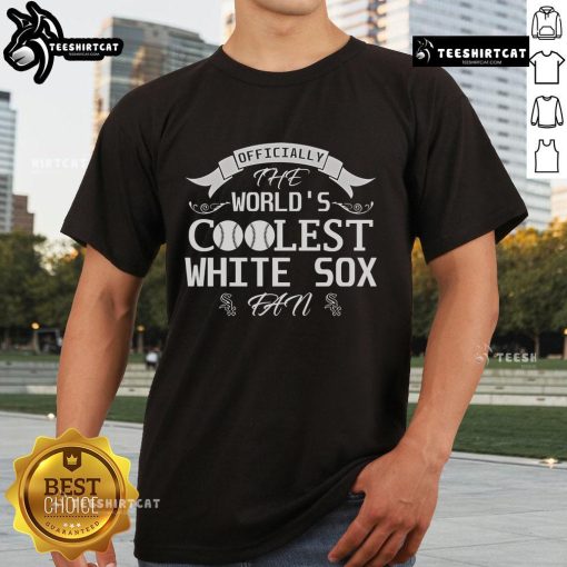 Official The World's Coolest Chicago White Sox Fan T-Shirt featuring vibrant graphics and a comfortable fit for fans.