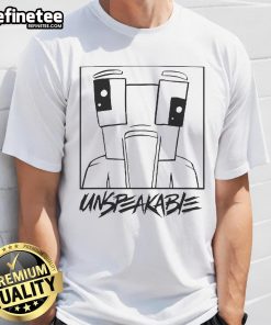 Official Unspeakable Red Icon T-Shirt featuring a bold logo on a vibrant red fabric, perfect for fans and collectors.
