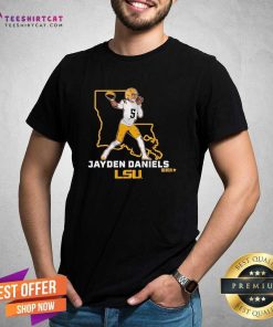 Original Jayden Daniels State Star LSU Tigers Football T-Shirt