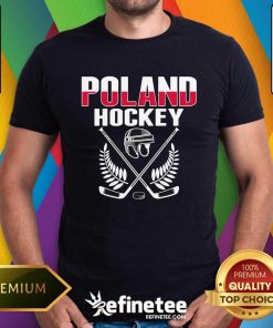 Original Poland Ice Hockey Fans Jersey Polish Hockey Team Supporter T-Shirt
