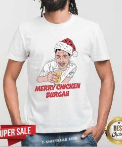Premium Merry Chicken Burgah Christmas T-Shirt