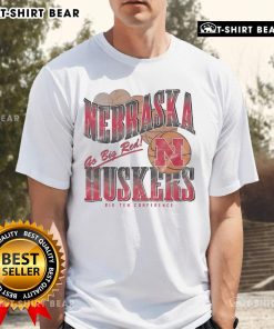 Premium Nebraska Cornhuskers Baller Bounce T-Shirt featuring team colors and logo, perfect for fans and game day attire.