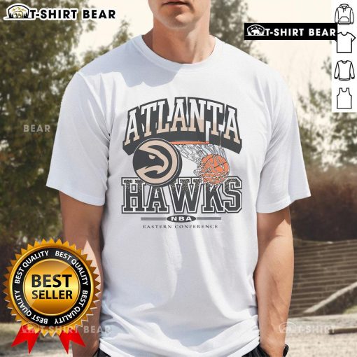 Pretty Atlanta Hawks City Edition No Look T-Shirt featuring vibrant colors and stylish design, perfect for fans.