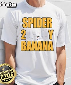 Alt Text: Pretty Jon Gruden Spider 2Y Banana T-Shirt featuring vibrant design and iconic sports theme for fans and collectors.