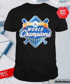 Pretty Los Angeles Baseball World Series Championship T-Shirt