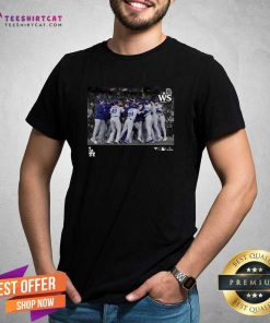 Pretty Los Angeles Dodgers Black 2024 World Series Champions MLB T-Shirt