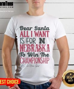 Alt Text: Pretty Nebraska Cornhuskers All I Want T-Shirt featuring vibrant design and team colors, perfect for fans.