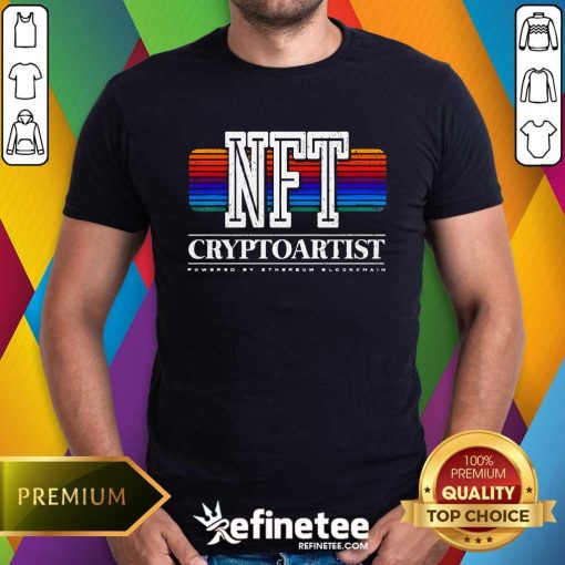 Pretty NFT Cryptoartist 80s Vibes T-Shirt