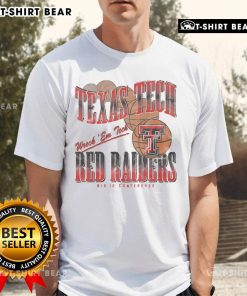 Alt Text: Pretty Texas Tech Red Raiders Baller Bounce T-Shirt featuring vibrant team colors and stylish design for fans.