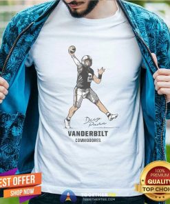 Pretty Vanderbilt Football Diego Pavia Superstar Pose T-Shirt