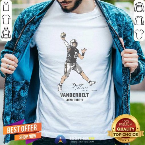 Pretty Vanderbilt Football Diego Pavia Superstar Pose T-Shirt