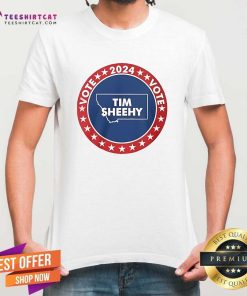 Pretty Vote Tim Sheehy Montana 2024 Us Election Souvenir T-Shirt