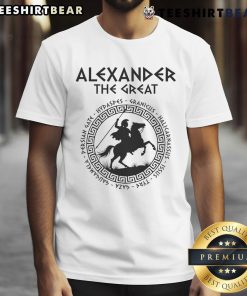 Top Alexander The Great Battles Ancient Macedon Enza T-Shirt featuring iconic battle graphics and a stylish design.
