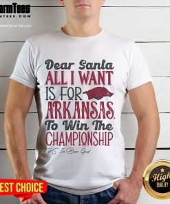 Top Arkansas Razorbacks All I Want T-Shirt featuring bold team logo, perfect for fans supporting their favorite college team.