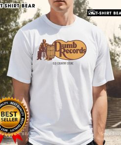 Top Dumb Records Old Country Store T-Shirt featuring vintage design and classic country music elements.