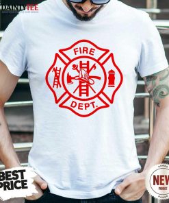 Top Fire Department Fire Firefighter Emblem T-Shirt