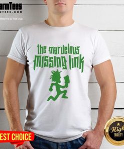Top ICP The Marvelous Missing Link Sliced T-Shirt featuring vibrant graphics and a stylish design for fans.
