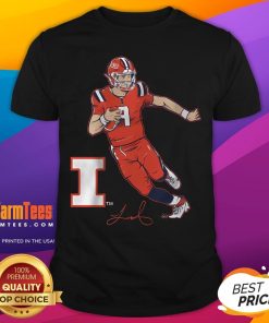 Top Illinois Football Luke Altmyer Superstar T-Shirt