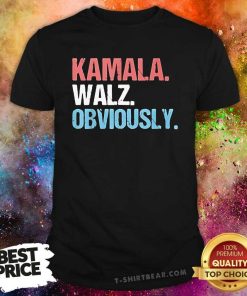 Top Misha Collins Kamala Walz Obviously T-Shirt
