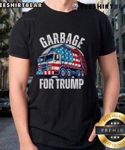 Top Proud Trump Garbage Supporter T-Shirt featuring bold text and vibrant colors, perfect for expressing Trump support.