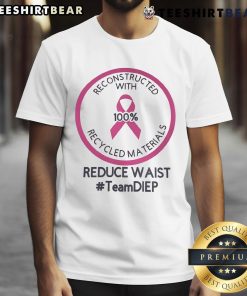 Top reconstructed with 100% recycled materials, featuring a stylish design to reduce waist and promote sustainable fashion.