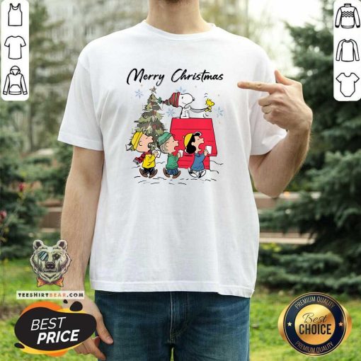 Top Snoopy And Friends Merry Christmas T-Shirt