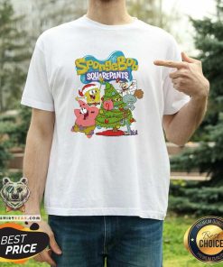 Top Spongebob Squarepants Christmas Tree T-Shirt