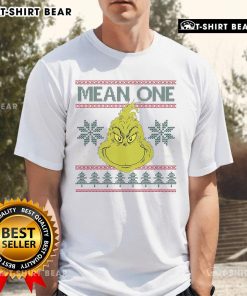 Alt Text: Top The Grinch Mean One Ugly Christmas T-Shirt featuring a colorful, festive design perfect for holiday celebrations.