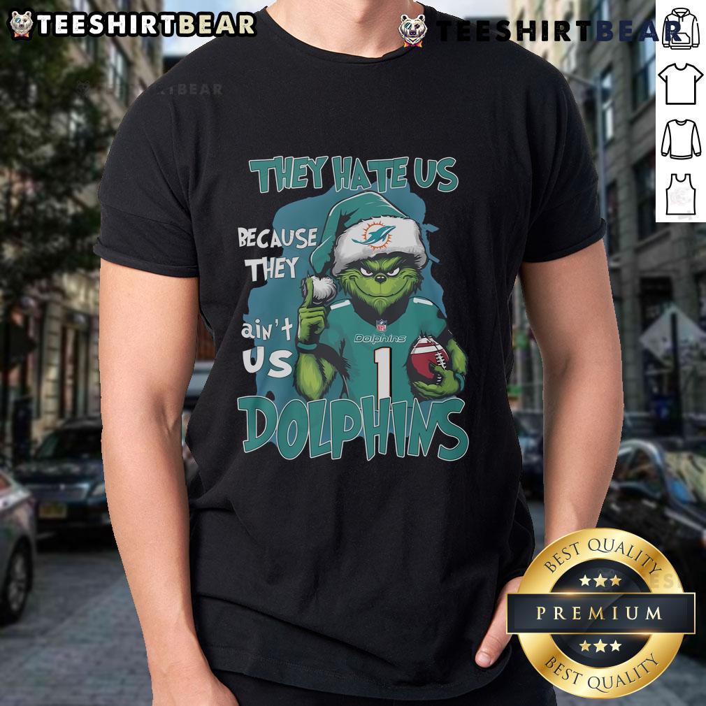 Top They Hate Us Because They Aint Us Miami Dolphins T Shirt Top They Hate Us Because They Aint Us Miami Dolphins T-Shirt showcasing vibrant team colors and logo, perfect for fans.