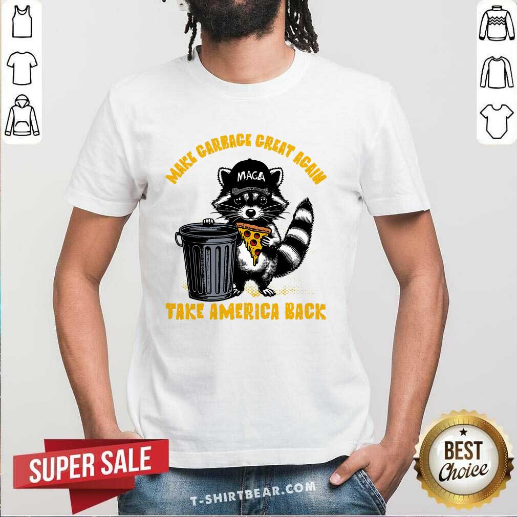 Shirt Top Trump Make Garbage Great Again 2024 Election Maga Win Raccoon T-Shirt