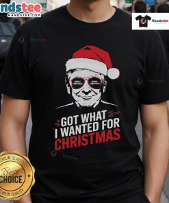 2024 President T-Shirt featuring 'Good Got What I Wanted For Christmas Pajamas' - a fun holiday apparel choice.