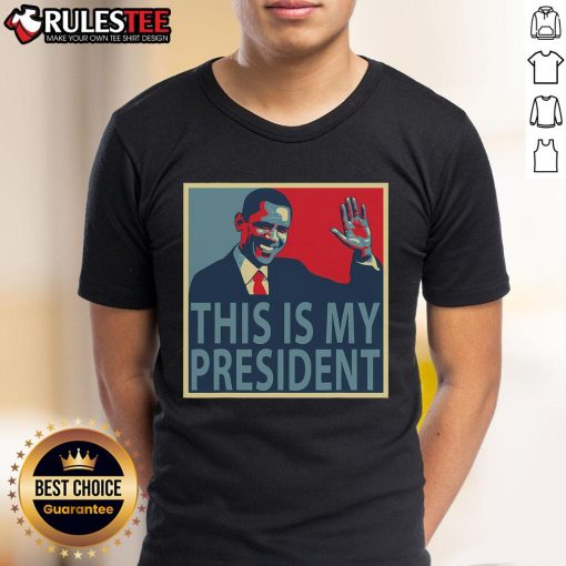 Awesome Barack Obama Is My President T-Shirt featuring bold text design and vibrant colors celebrating Obamas legacy.