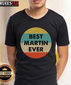 Awesome Best Martin Ever Retro T-Shirt featuring vintage design, perfect for fans of retro style and Martin enthusiasts.