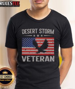 Awesome Desert Storm Veteran Persian War Service T-Shirt featuring military graphics and patriotic colors.
