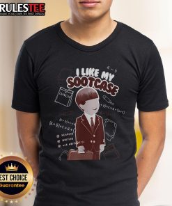 Awesome Funny 'I Like My Suitcase' Trump Suitcase T-Shirt design featuring a humorous graphic and vibrant colors.