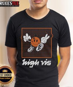 Awesome High Vis Eclipse T-Shirt featuring a vibrant graphic design perfect for safety and style during outdoor events.