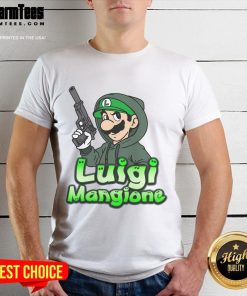 Awesome Luigi Mangione T-Shirt featuring a vibrant graphic design, perfect for fans of gaming and unique fashion.