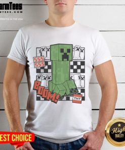 Awesome Minecraft Creeper TNT T-Shirt featuring a vibrant green Creeper graphic and explosive TNT design.