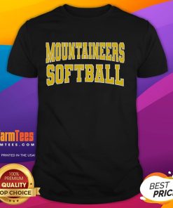 Awesome Mountaineers Softball T-Shirt for Appalachian State sports fans, featuring vibrant team colors and logo.