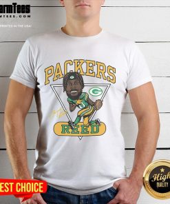 Awesome Packers Homage Reeding The Defense T-Shirt featuring vibrant team colors and a bold graphic design.