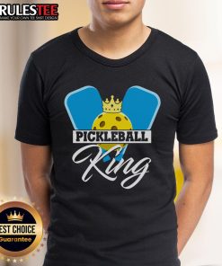 Awesome Pickleball King T-Shirt featuring a bold graphic and vibrant colors, perfect for pickleball enthusiasts.