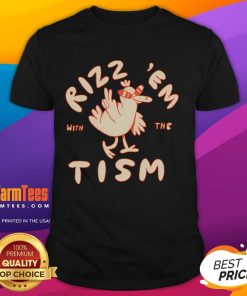 Awesome Rizz Em With The Tism T-Shirt featuring vibrant graphics and a trendy design for casual wear.