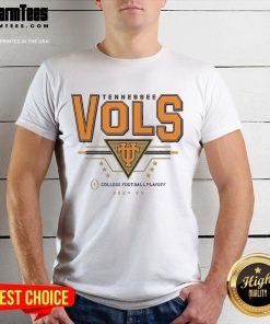 Awesome Tennessee Vols CFP vintage t-shirt featuring classic logo and retro design in vibrant orange and white colors.