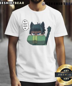 Alt Text: Cute anime girl on Mao Mao T-shirt, featuring funny apothecary design from Anime Diaries series.