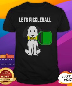 Alt Text: Cute God Lets Pickleball T-Shirt featuring a fun pickleball design, perfect for pickleball enthusiasts.